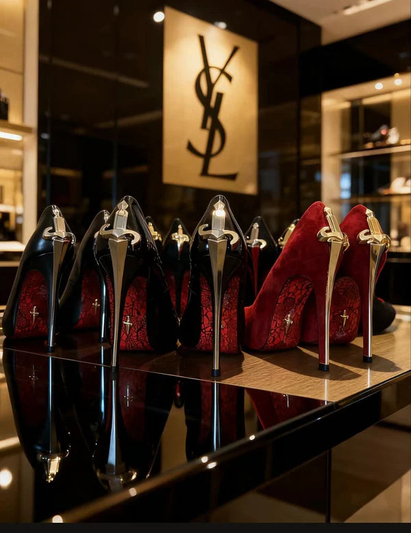 2x Cesare Lady Blade Heels