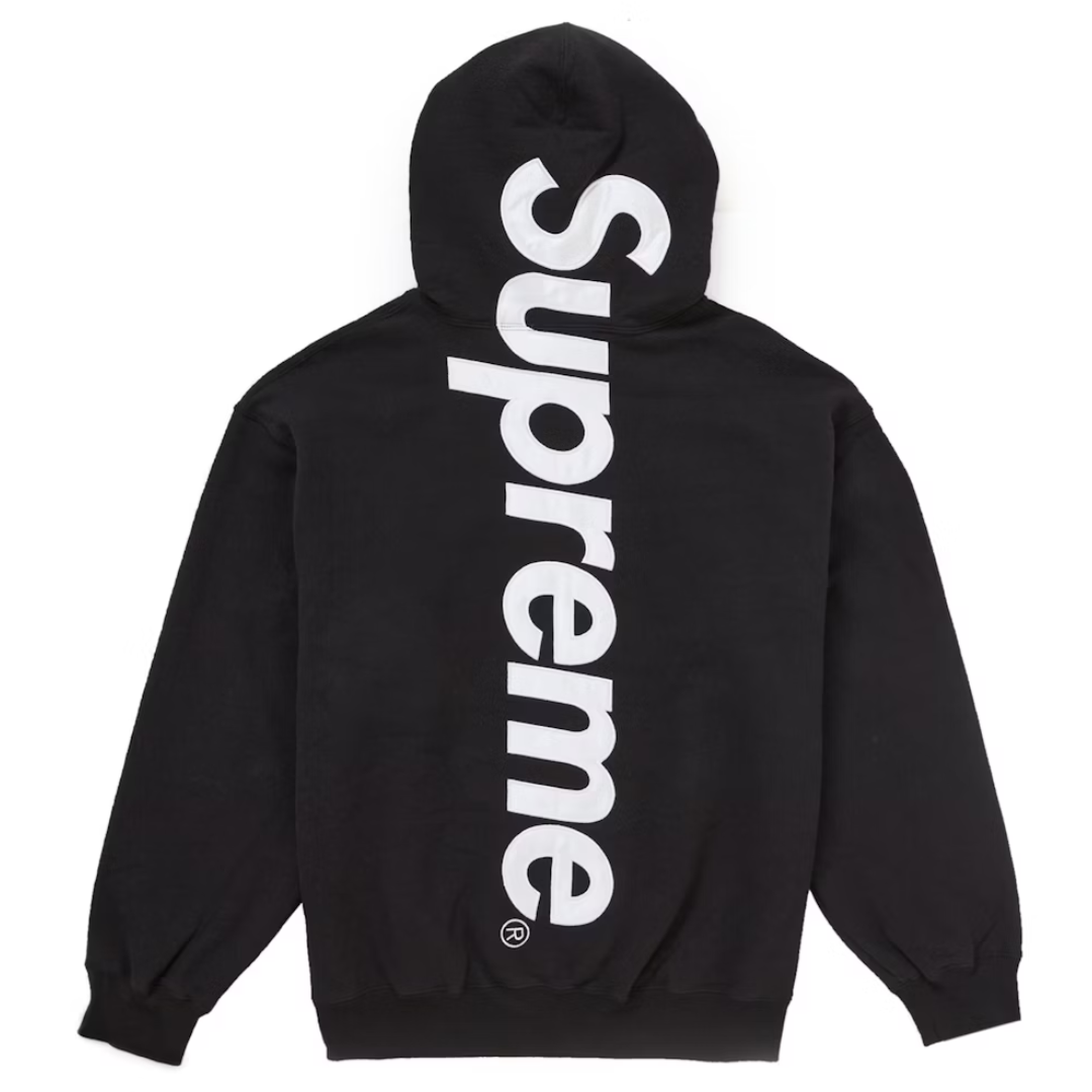2x Satin Appliqué Hoodie