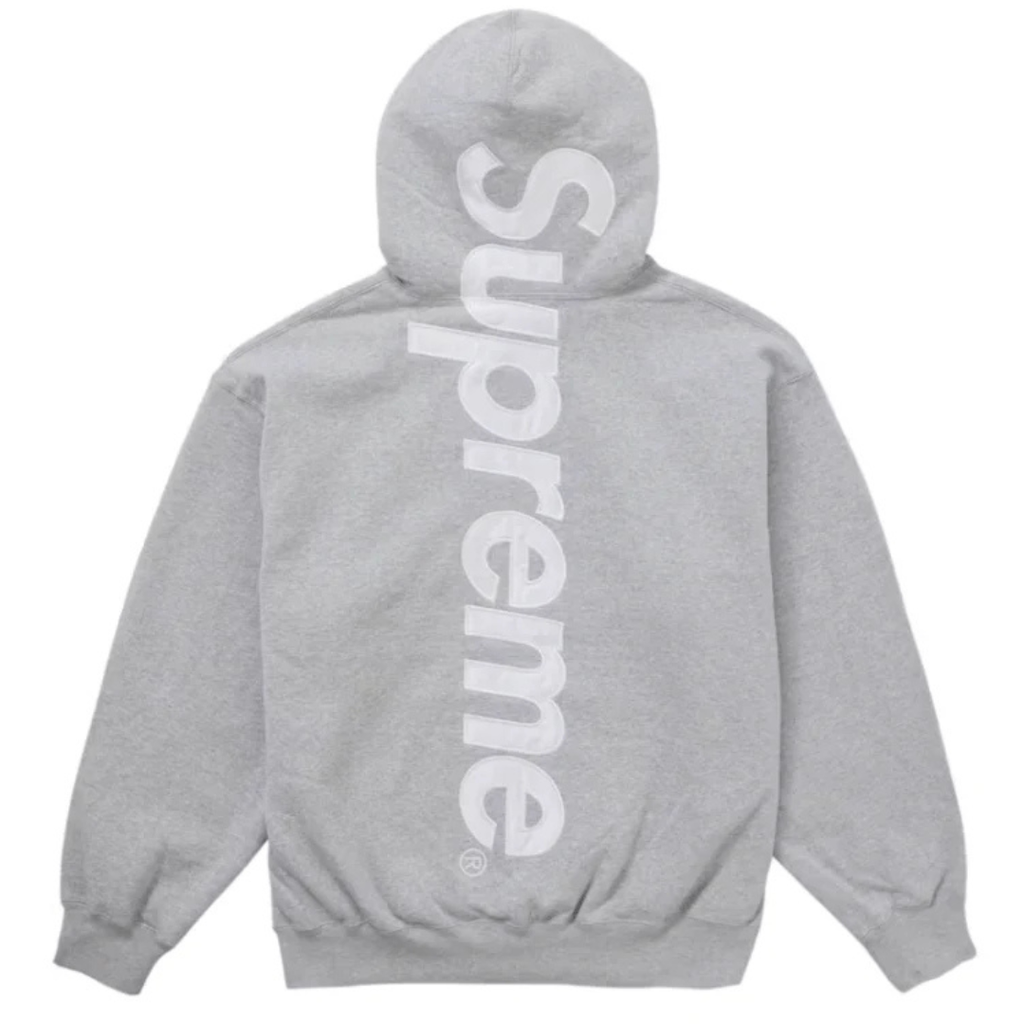 2x Satin Appliqué Hoodie