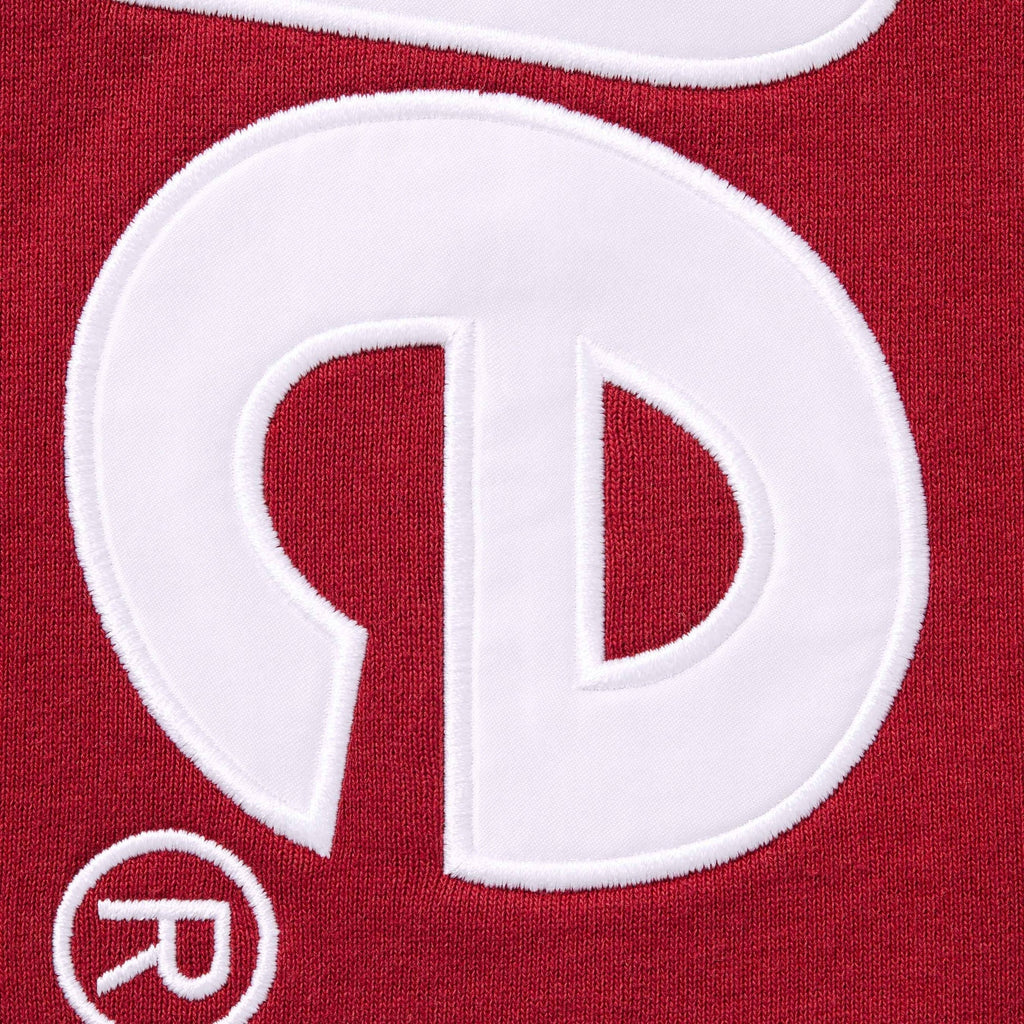 2x Satin Appliqué Hoodie